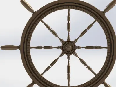 Steering the ship Free 3D model