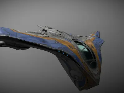 35Milano-GotG spaceship 3D model