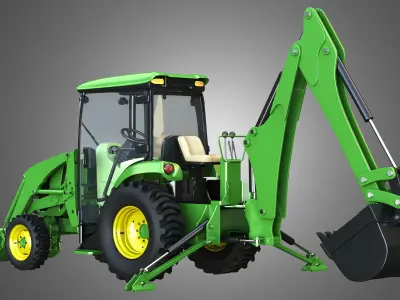 JD - 3033R  Tractor 3D model