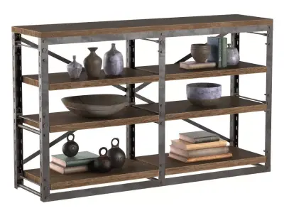 CONSOLE FRENCH LIBRARY small 3D model