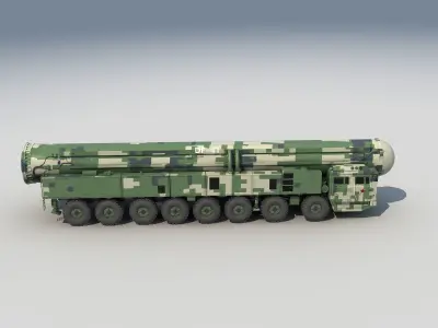 china  DH41 ballistic missile   CSS-X-10 ballistic missile 3D model