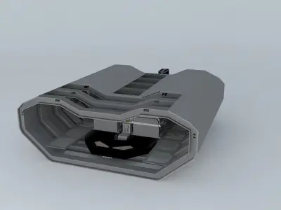 Fussion Engine Room Free 3D model