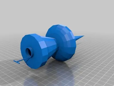 Pushpin Birdhouse Free 3D print model