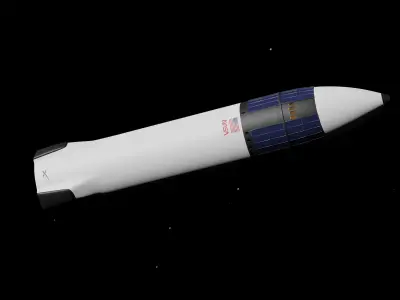 SpaceX Starship Moon Lander - Artemis 3 -  3D model