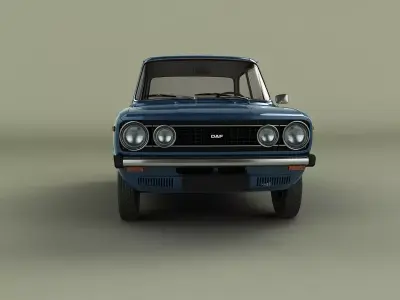 DAF 66 3D model