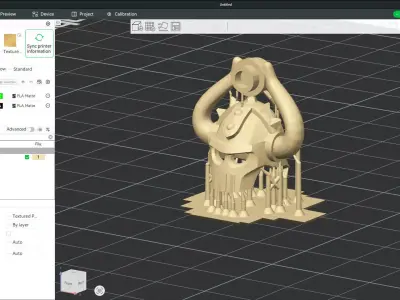 Custom3Dprint Minifigure Accessory - Krakenskull Helmet 3D print model
