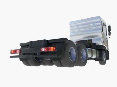 3-axle truck tractor 3D model purchase