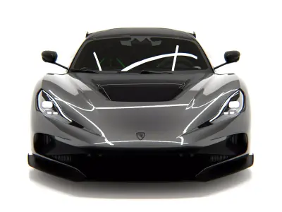 Rimac Nevera R 2025 Low-poly 3D model