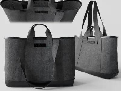 Men bag 3D model