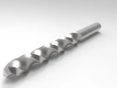 Helical Drill Bit 3D model