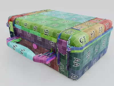 Hard Shell Equipment Case V1 Low-poly 3D model