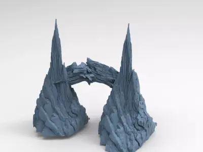 Kali Cliffs 3D model