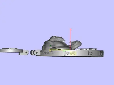 Lion Pendant CAD files  3D print model