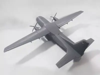 CN-235 Tetuko IPTN PTDI Propeler Aircraft Scale 1-72 3D print model