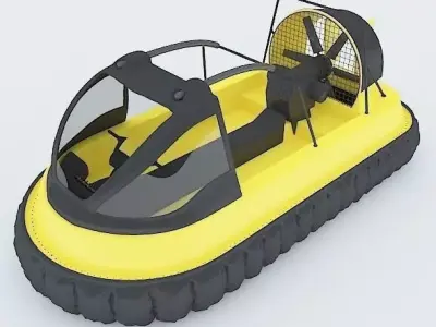Turbo speed Boat 3D model