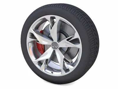Infiniti Rim 3D Model Low-poly 3D model