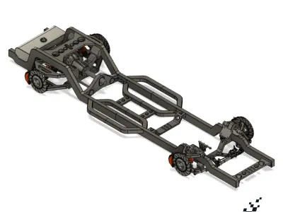Chassi Jrmania Stallion  Truck frame 3D print model