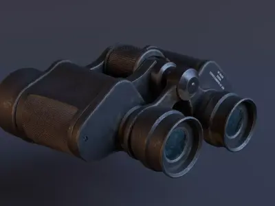 Realistic  Binoculars High Poly 3D Model PBR 3D model