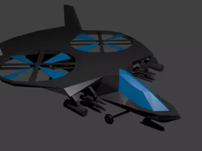 ADC-1 Black Sky 3D model
