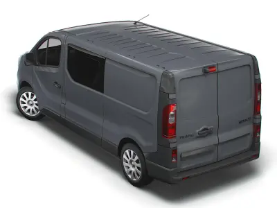 Renault Trafic Combi LWB 2021 3D model