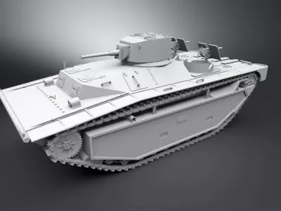 LVT A 1 Scale model 3D print model