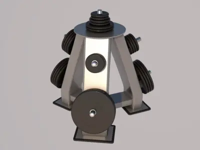 Weight plate tree 3D model purchase