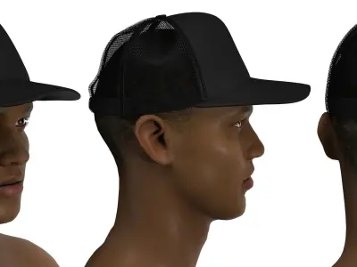 Baseball Cap - Marvelous Designer 3D model