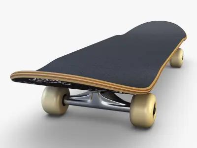Skateboard v 4 3D model