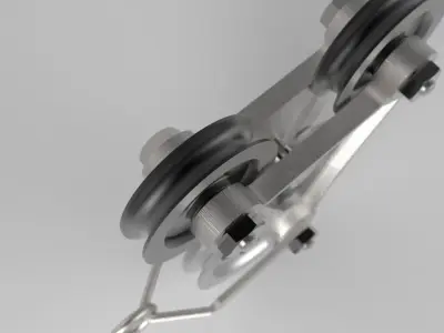 Rider wire rail traction Free 3D model