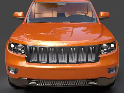 Jeep Grand Cherokee Laredo Limited - Hyper-Detailed SUV Asset 3D model