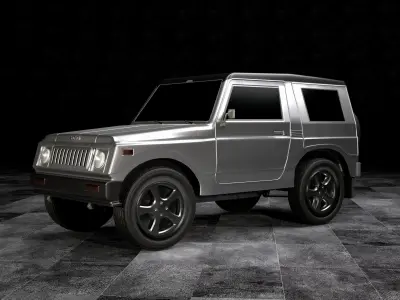 suzuki  jeep Free 3D model