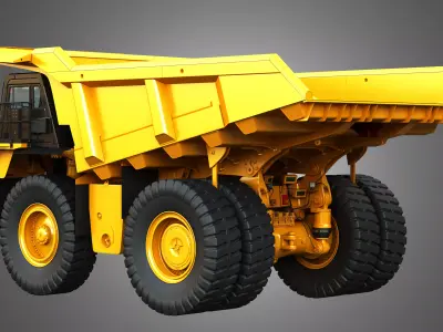 785D Mining Dump Truck 3D model
