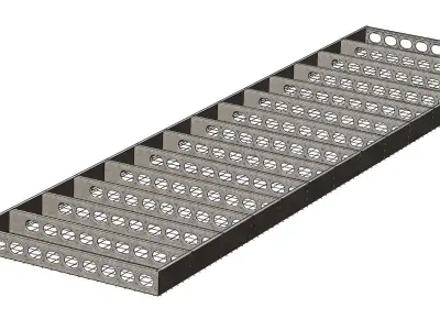 WALL PANEL FOR PRE-CAST PROCEDURE 3D model