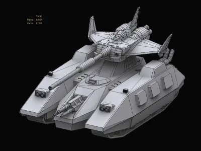 Gundam EF Magella attack model 3D model