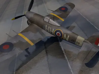 Hawker Typhoon Mk-1B early 3D model
