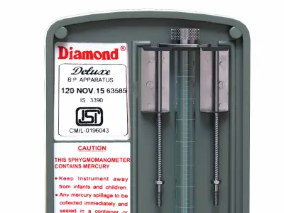 Mercury Sphygmomanometer 3D model