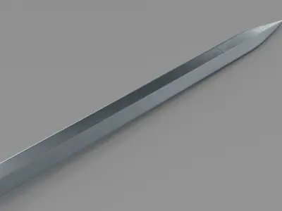longsword 3D model
