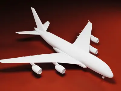 Airbus A380 Plane 3D print model