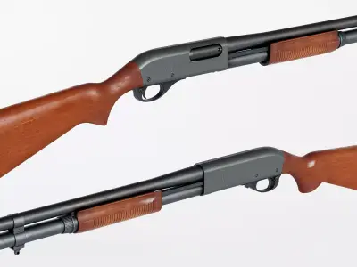 Remington 870 Police Magnum 3D model