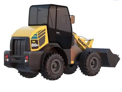 komatsu wa 80 m-8 3D model
