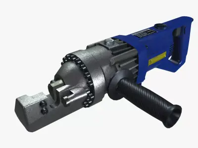 Rebar Cutter Cordless Low-poly 3D model
