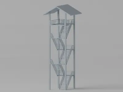 Observation Tower 3D model
