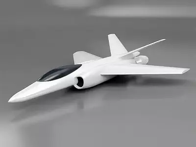 3d printable jet fighter 3D print model