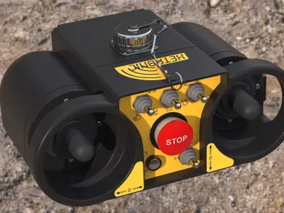 Remote Control Bomag BMP8500 3D model