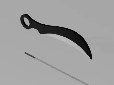 Syuriken Low-poly 3D model