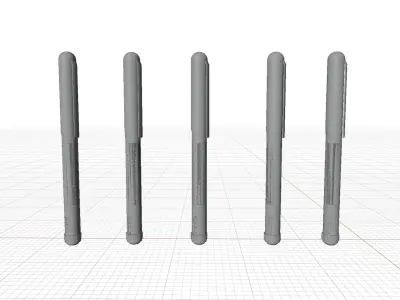 Insulin pens  Product Visualization Free 3D model
