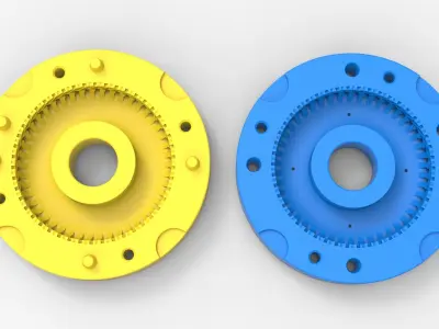 Mold for diecast tire 14 Scale 1 to 10 and 1 to 14 and 1 to 25 3D print model