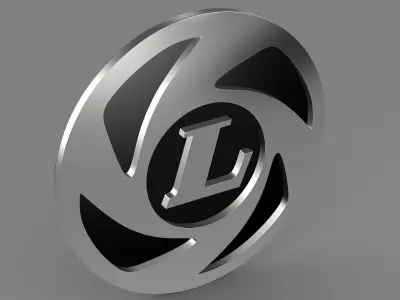 ashok leyland logo 3D model by Sergey