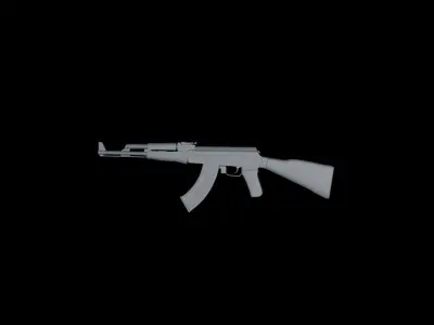 Ak 47  Free 3D model purchase