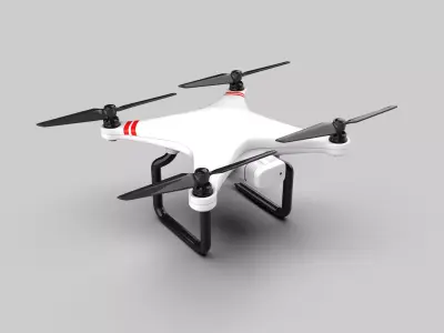 Generic Quadcopter Drone Free 3D model